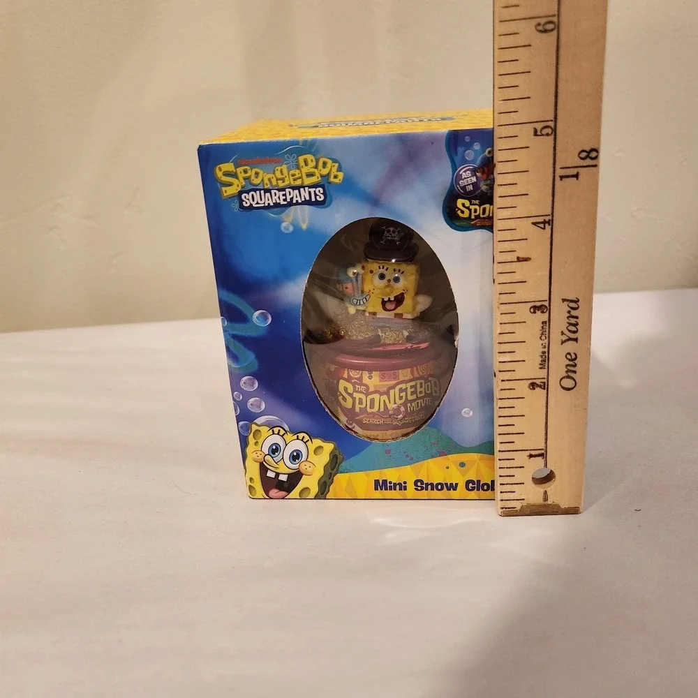 The SpongeBob SquarePants Movie Mini Snow Globe Nickelodeon, Great Condition